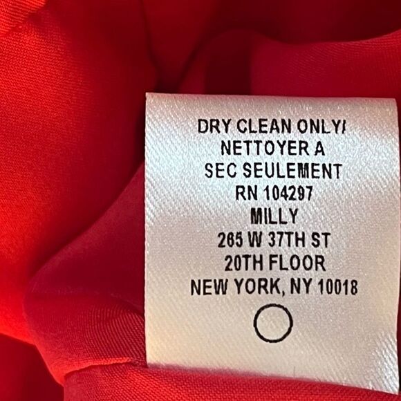 NWT Milly Women’s Double Ruffle Sleeve Nicole Shift Dress, Size 6, NWT - Picture 10 of 11
